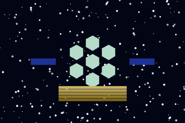 Illustration of the James Webb Space Telescope with its gold hexagonal mirror segments